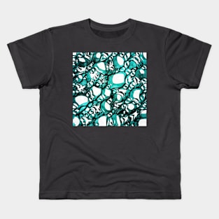 Chaos in Teal Kids T-Shirt